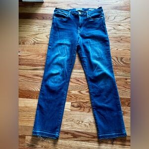 Frame Denim Women's Le Hi Straight Leg Jeans - Indigo Blue - Size 30